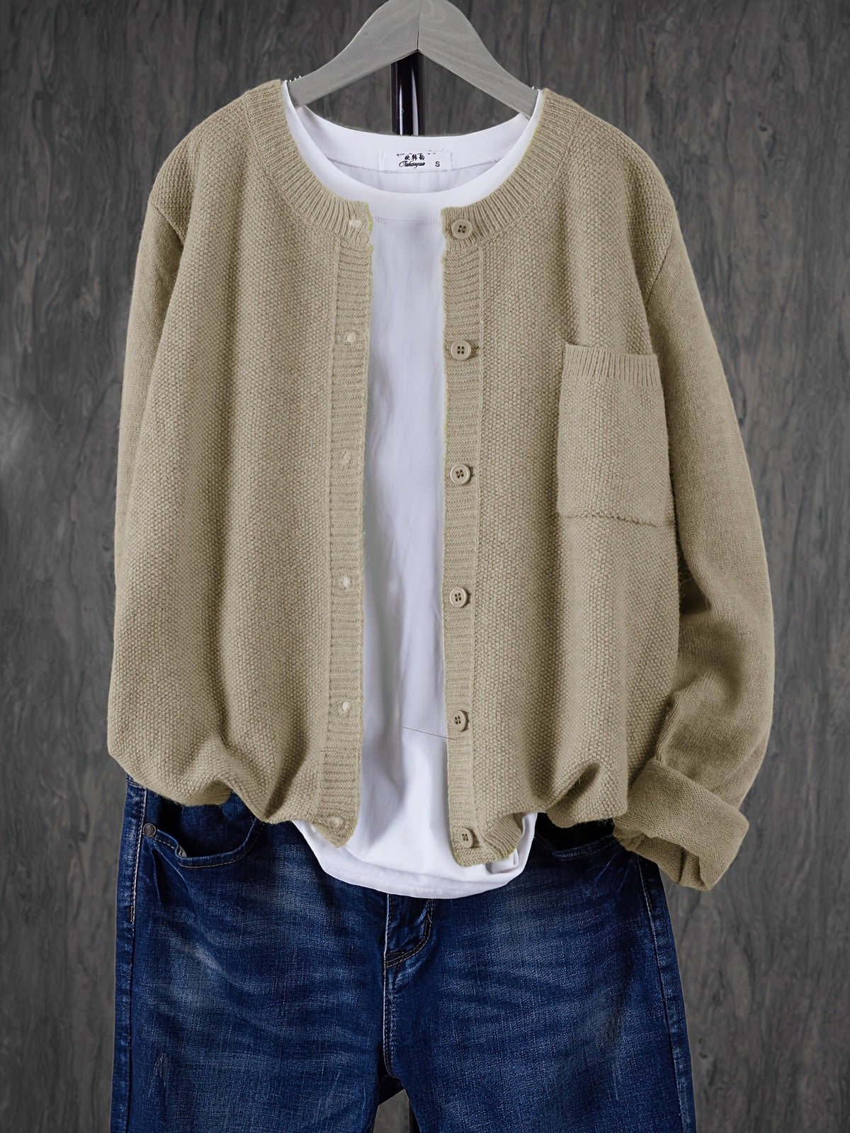 Melina | Lockere Cardigan mit Knopfleiste