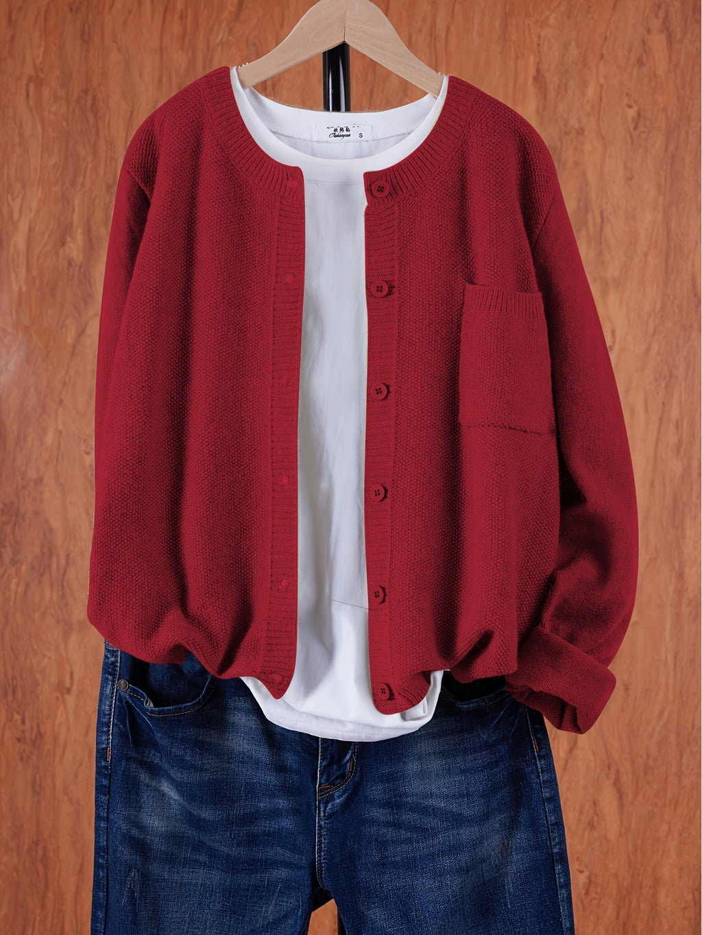 Melina | Lockere Cardigan mit Knopfleiste