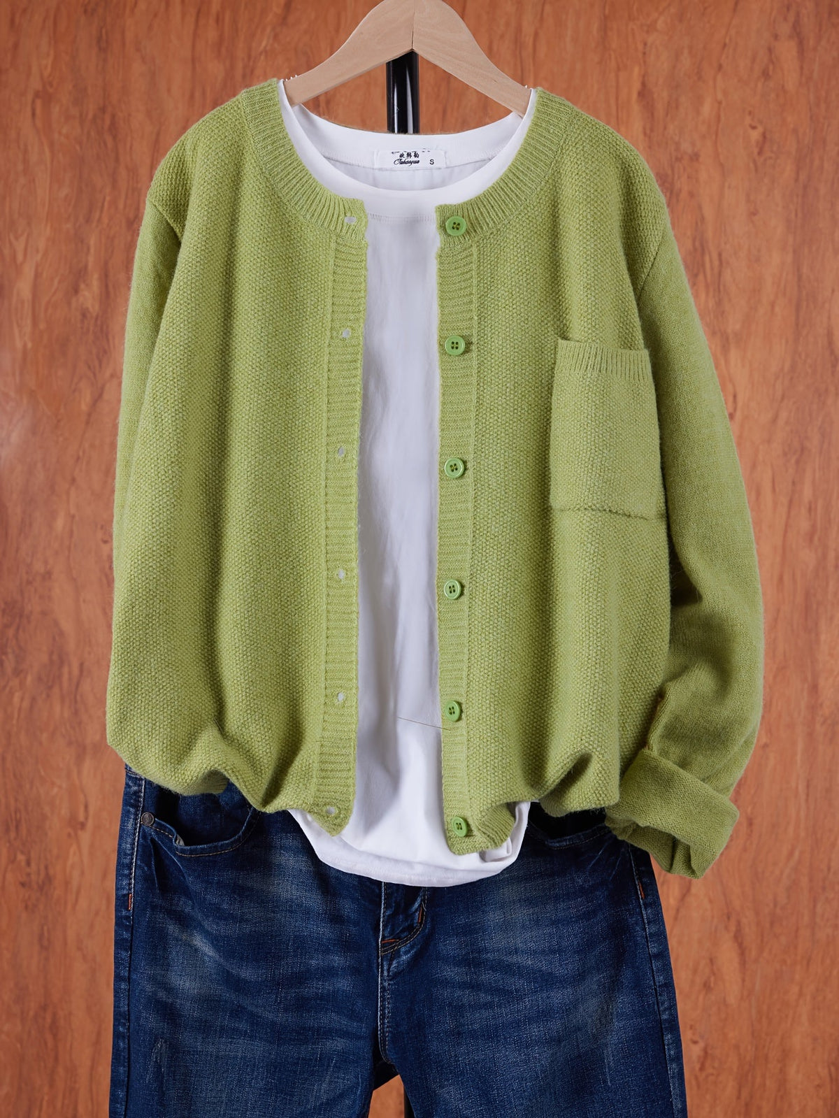 Melina | Lockere Cardigan mit Knopfleiste