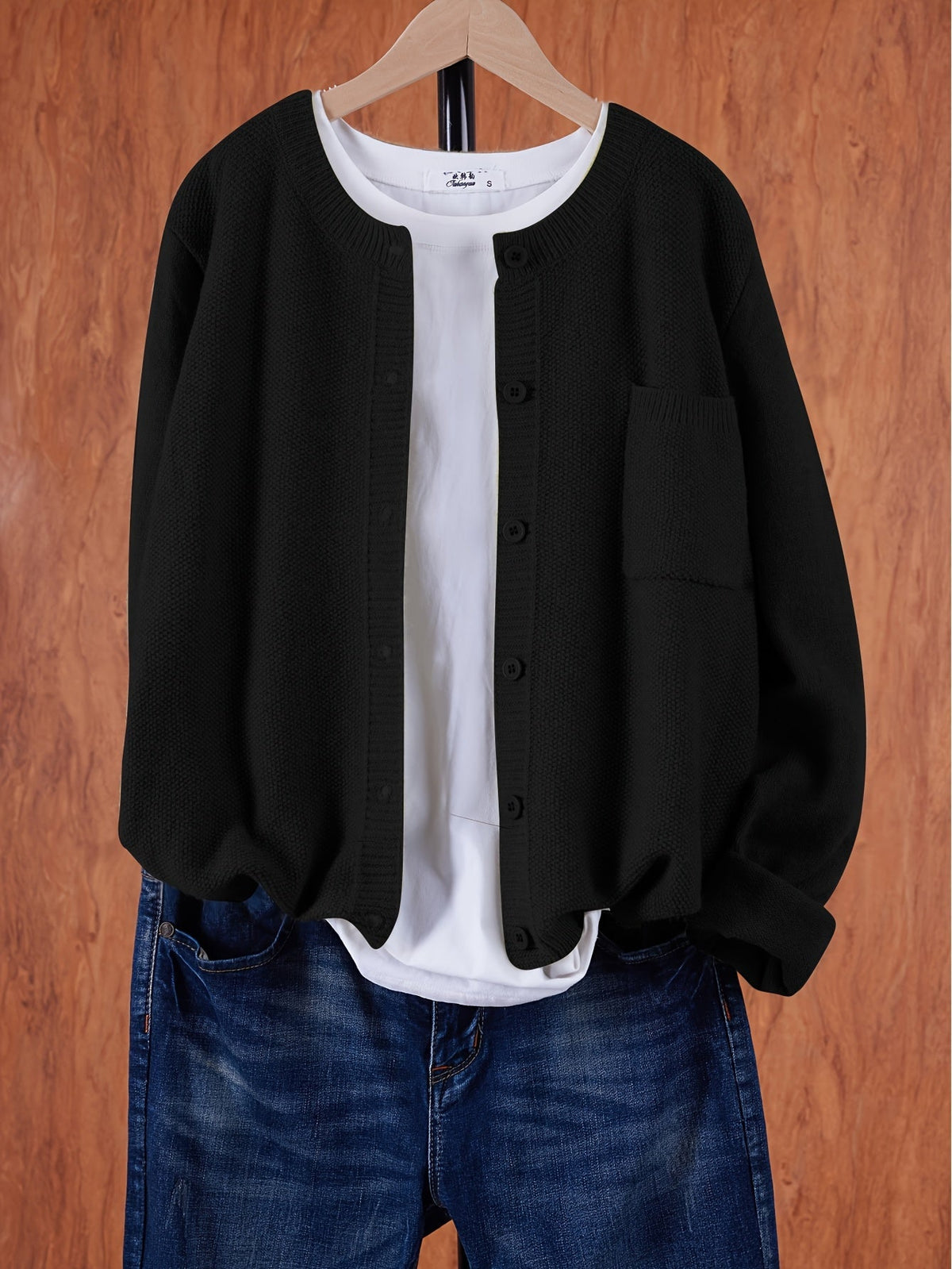 Melina | Lockere Cardigan mit Knopfleiste