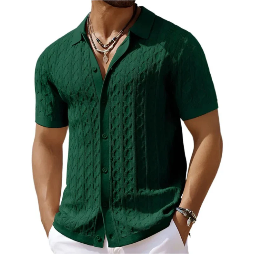 Lars | Herren Poloshirt Sommer mit Knopfleiste – Polo Knöpfe Herren Sommer 2026