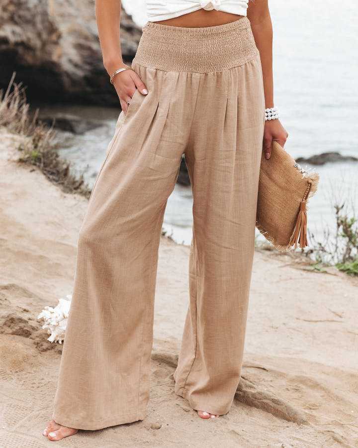 Greta | Luftige Weite Strandhose