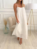 Lara | Luftiges Leinenkleid Maxi für Sommertage