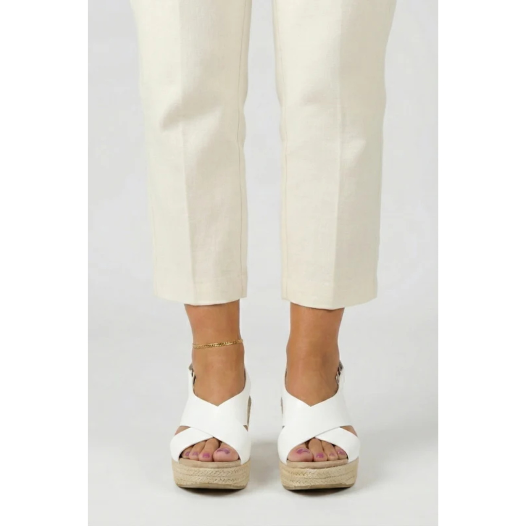 Ella | Damen Sommer Keil Sandalen Für Urlaub