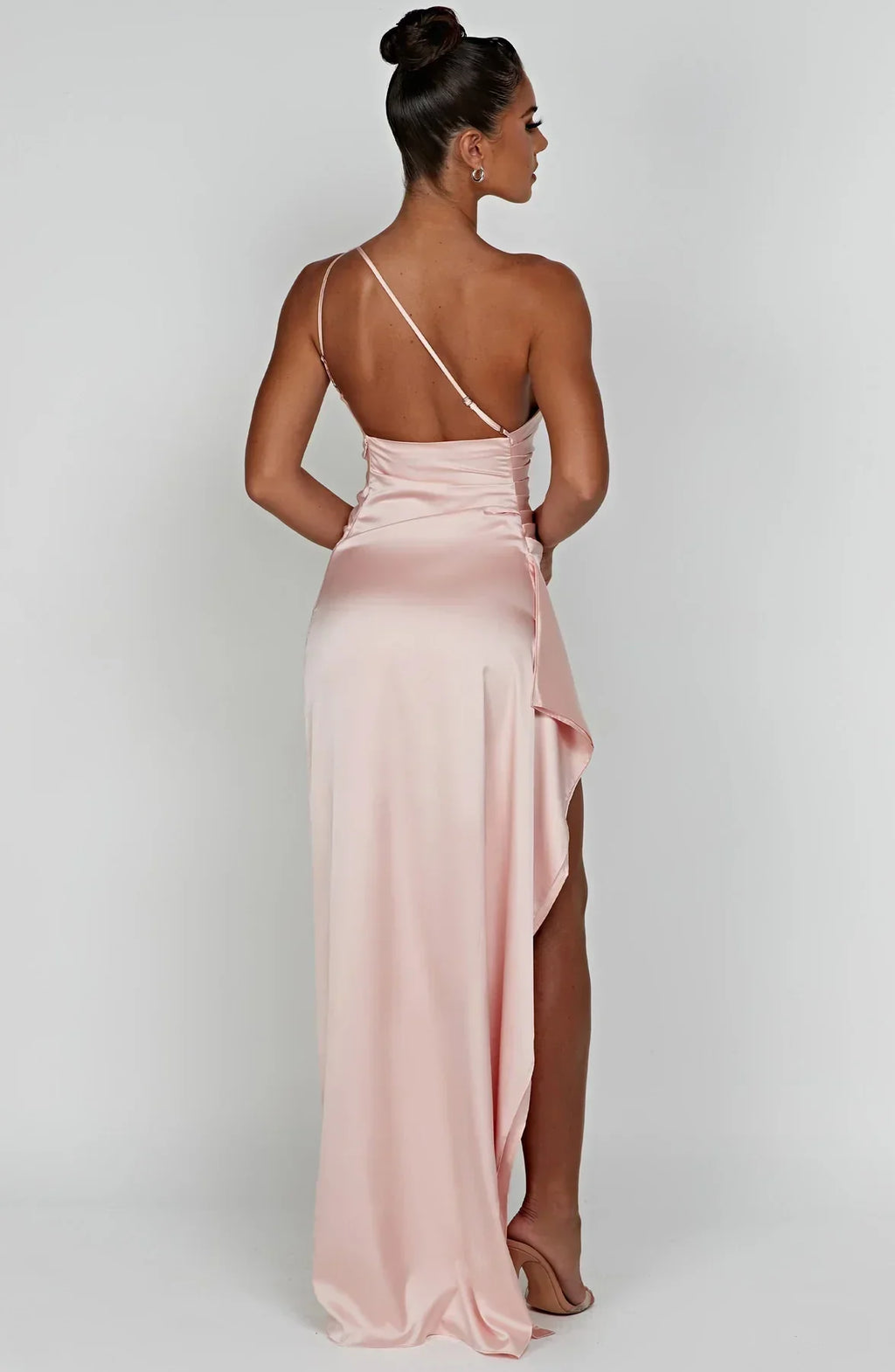 Lysandra | Damen One-Shoulder Abendkleid mit Schlitz