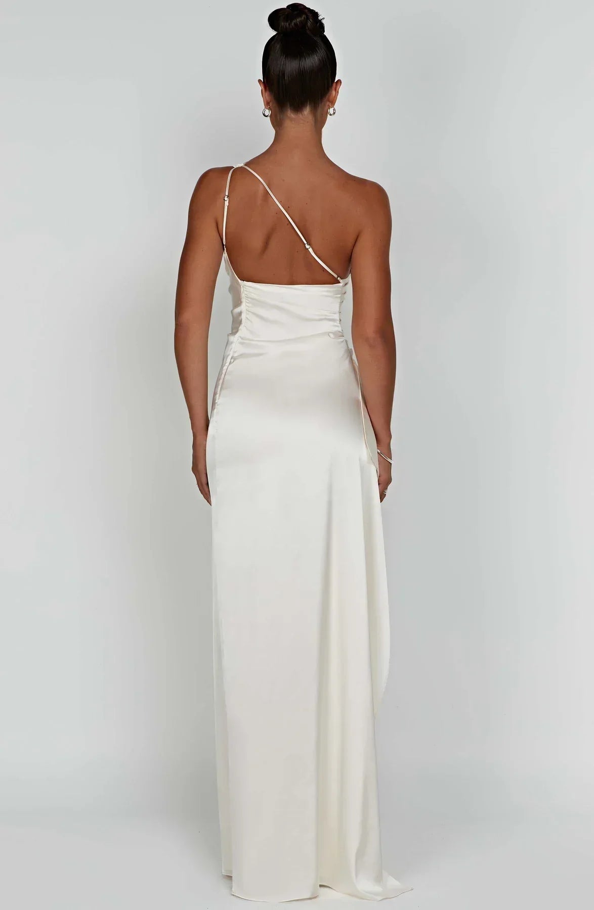 Lysandra | Damen One-Shoulder Abendkleid mit Schlitz