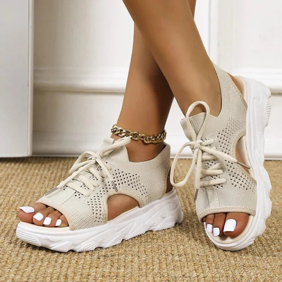 Manu | Damen Orthopädisch Bequeme Sommer Sandalen