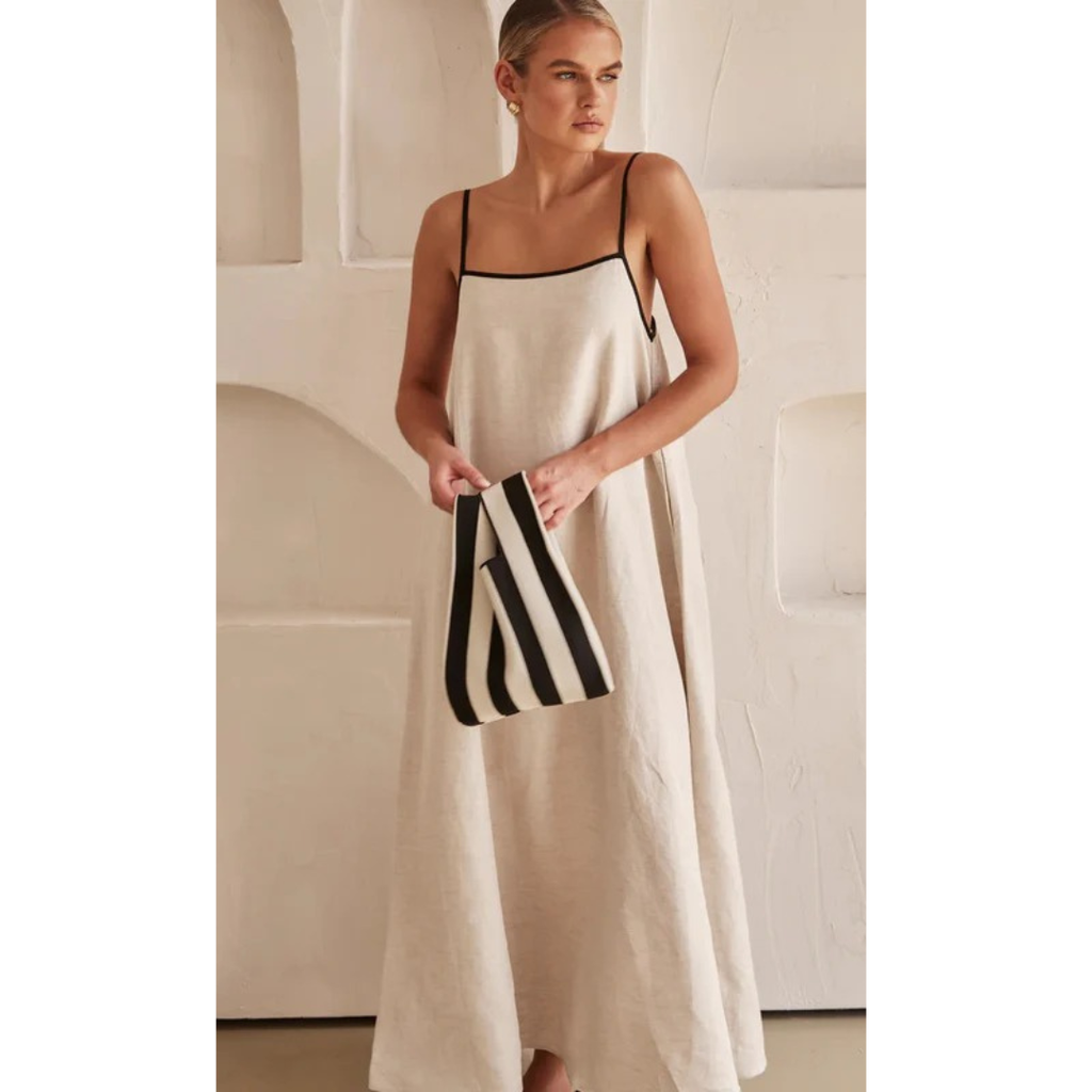 Maris | Elegantes Damen Sommerkleid in Maxi-Länge