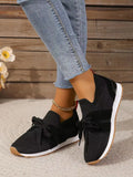Marlene | Damen Slip-On Sneaker mit Schleife