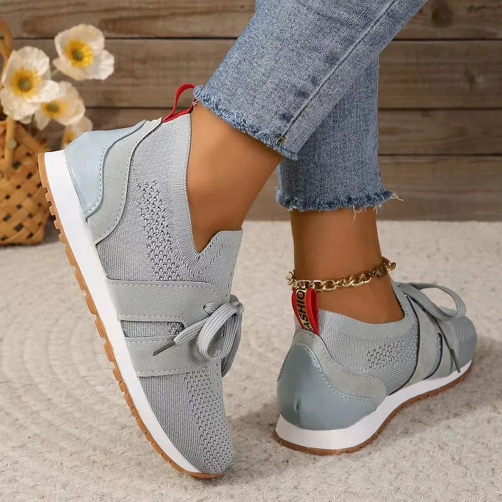 Marlene | Damen Slip-On Sneaker mit Schleife