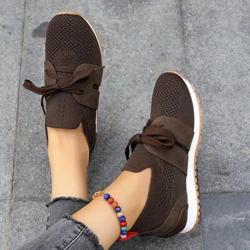 Marlene | Damen Slip-On Sneaker mit Schleife