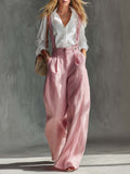 Marlice | Damen Wide Leg Latzhose