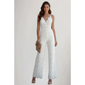Gabri | Damen Jumpsuit V-Ausschnitt Spitze Abend – Jumpsuit Spitze Elegant 2026