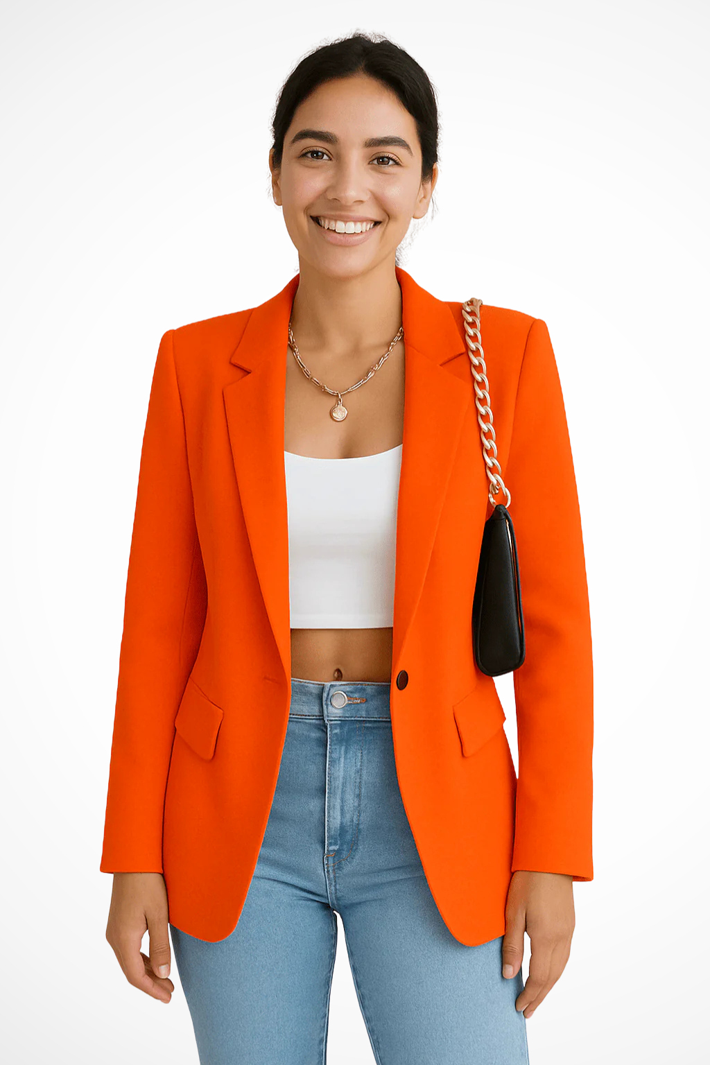 Maximiliane | Damen Business Blazer Tailliert Einknopf