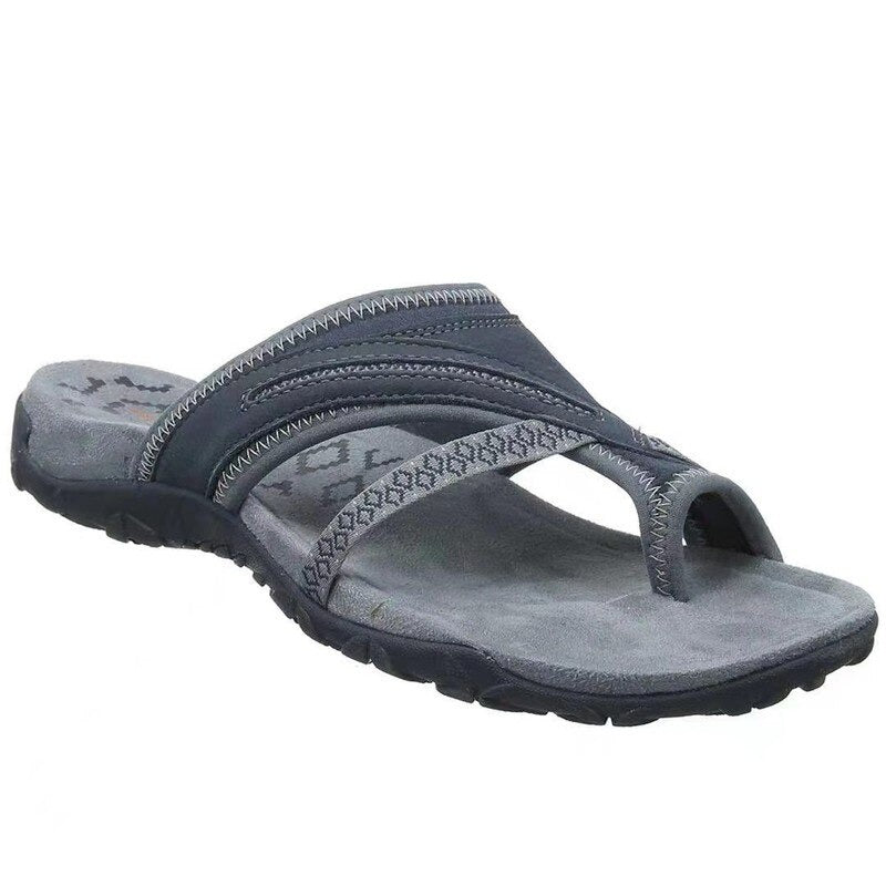 Maximiliane | Damen Flache Komfort Sandalen