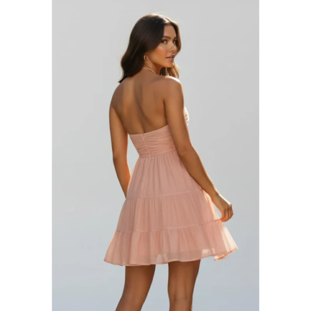 Melina | Damen Sommerkleid Mini Abend Modern