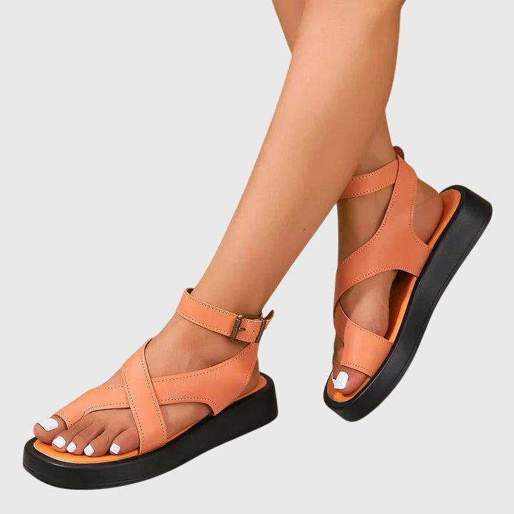 Melinda | Damen Verstellbare Riemchen Sandalen