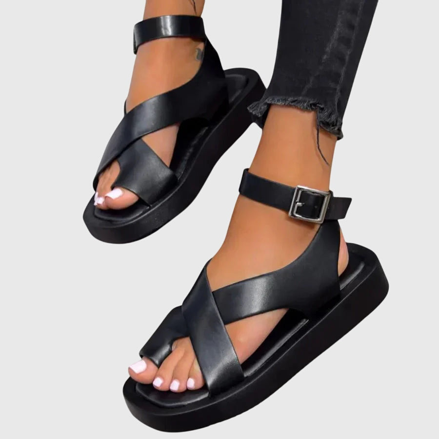 Melinda | Damen Verstellbare Riemchen Sandalen