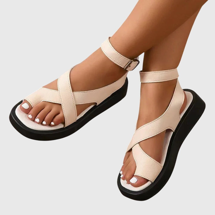Melinda | Damen Verstellbare Riemchen Sandalen