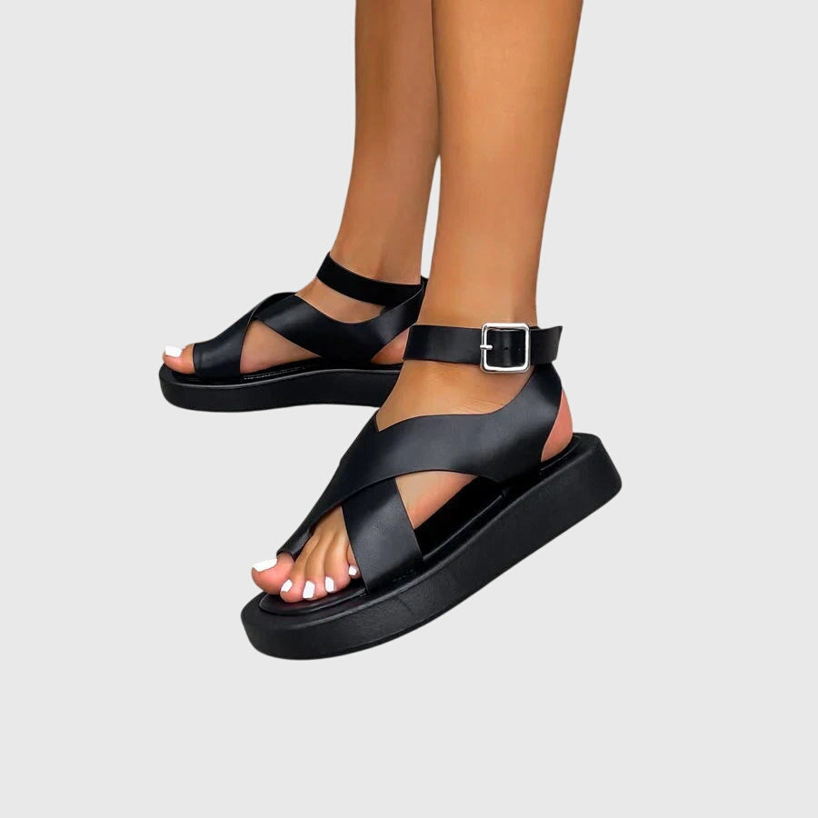 Melinda | Damen Verstellbare Riemchen Sandalen