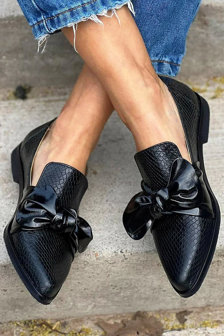 Meliora | Damen Loafer mit Schleife