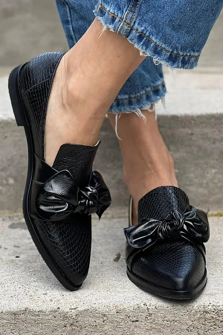 Meliora | Damen Loafer mit Schleife