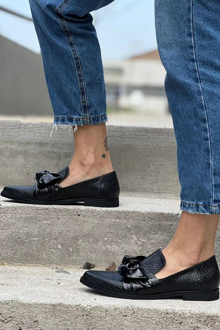 Meliora | Damen Loafer mit Schleife