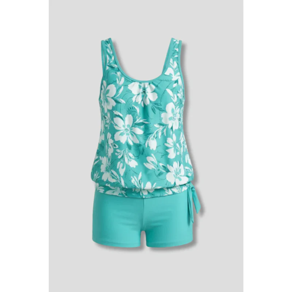 Melissa | Damen Tankini Set Sommer Badeshorts Sportlich