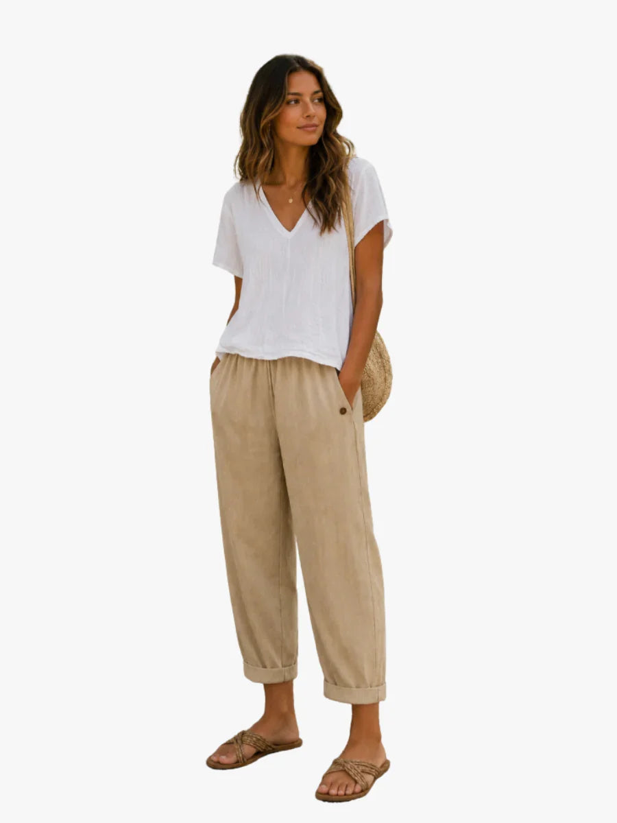 Katja | Luftige Hose mit Komfort-Passform
