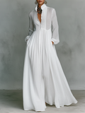Anton | Minimalist Cotton And Linen Patchwork Single-breasted