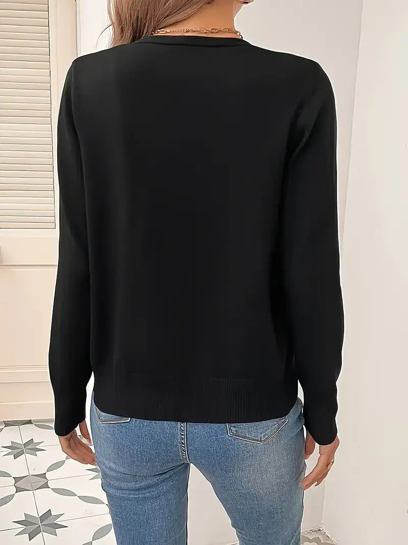 Frieda | Minimalistische Damen Strickjacke aus Viskose zum Layern