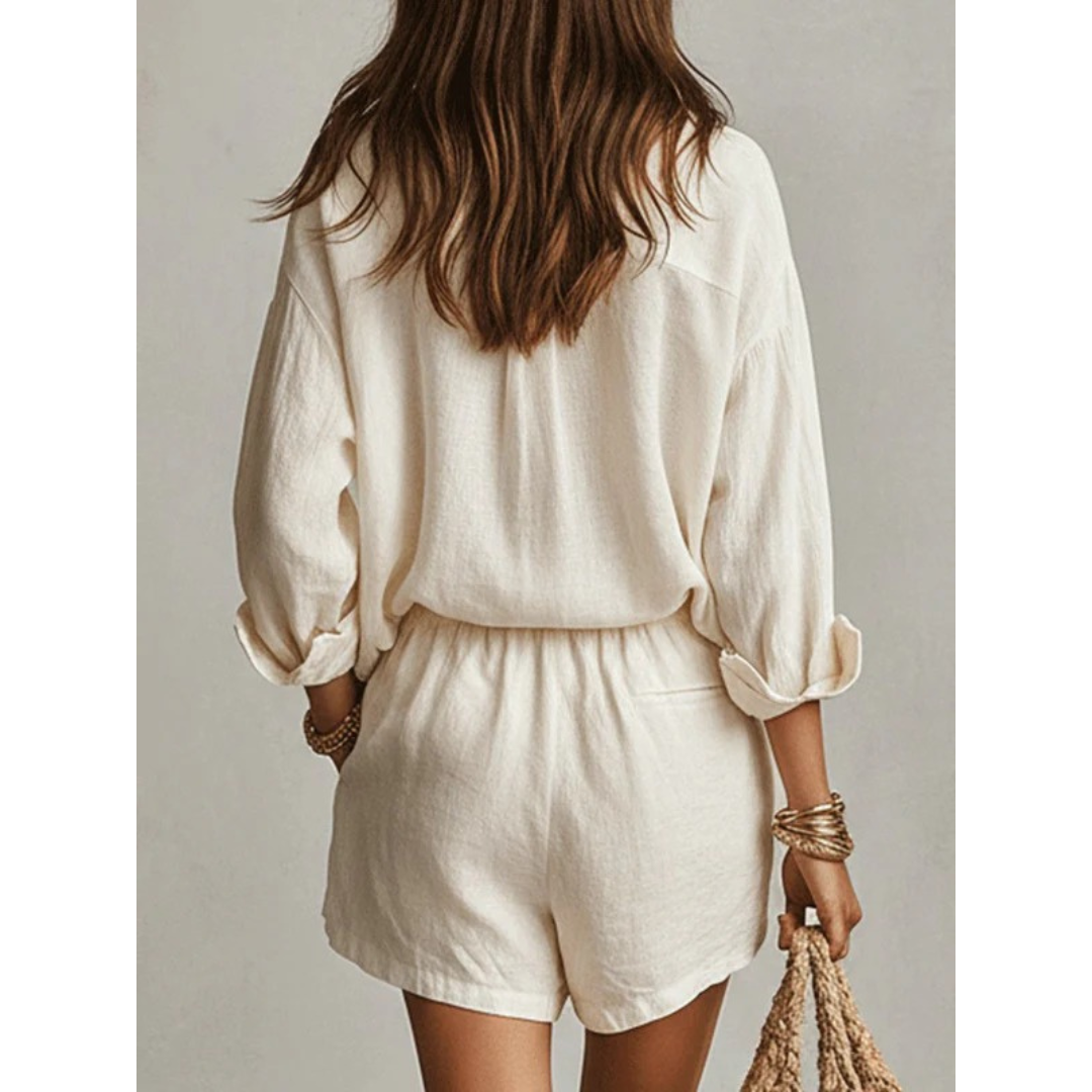 Minna | Damen Locker Sommer Zweiteiler Set