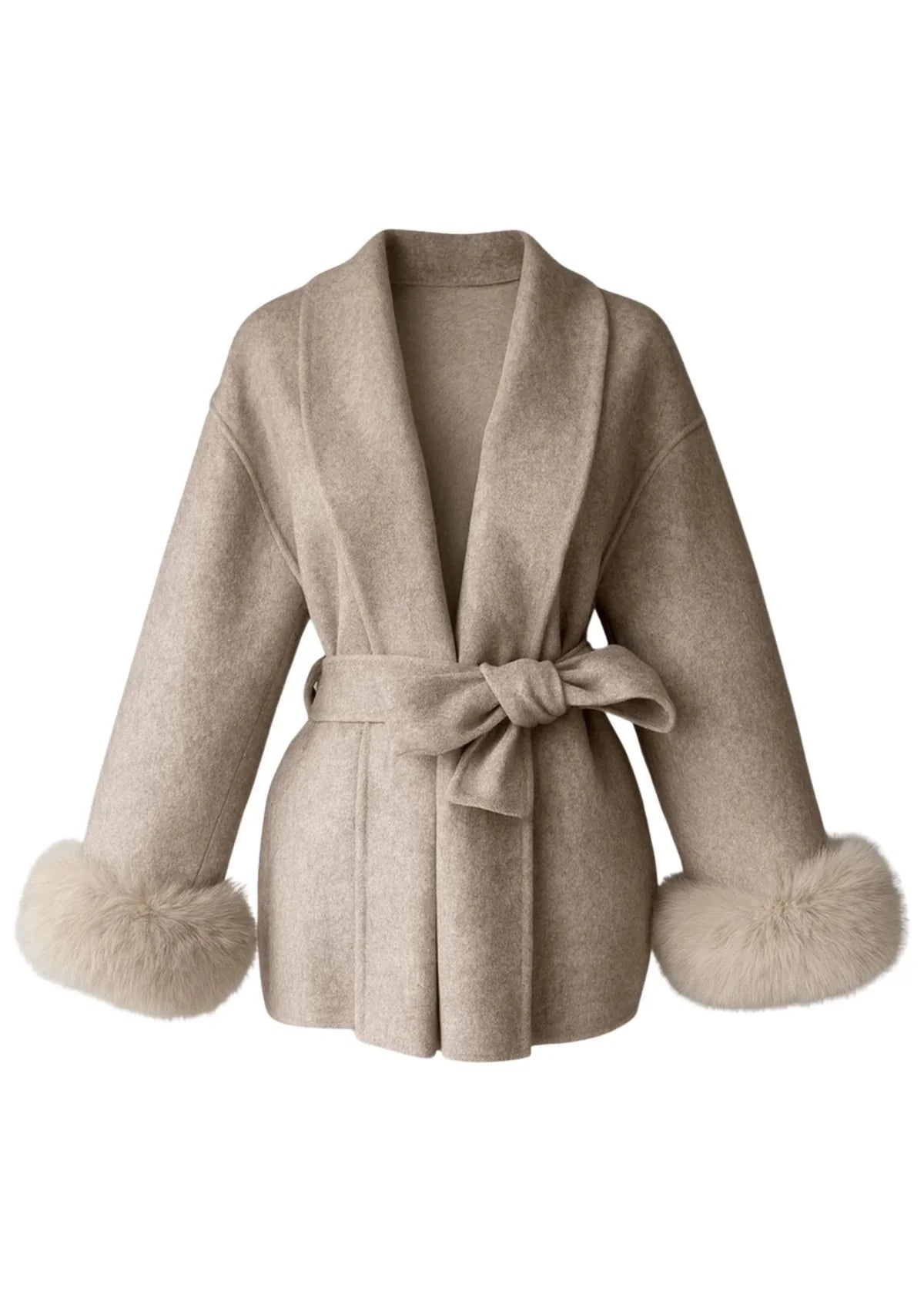 ARCTIC GRACE – ELEGANTER WOLLMANTEL FÜR DAMEN