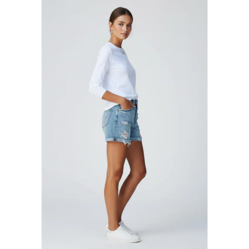 Neli | Damen Shorts Fransen Saum Urlaub – Fransen Shorts Damen Boho 2026