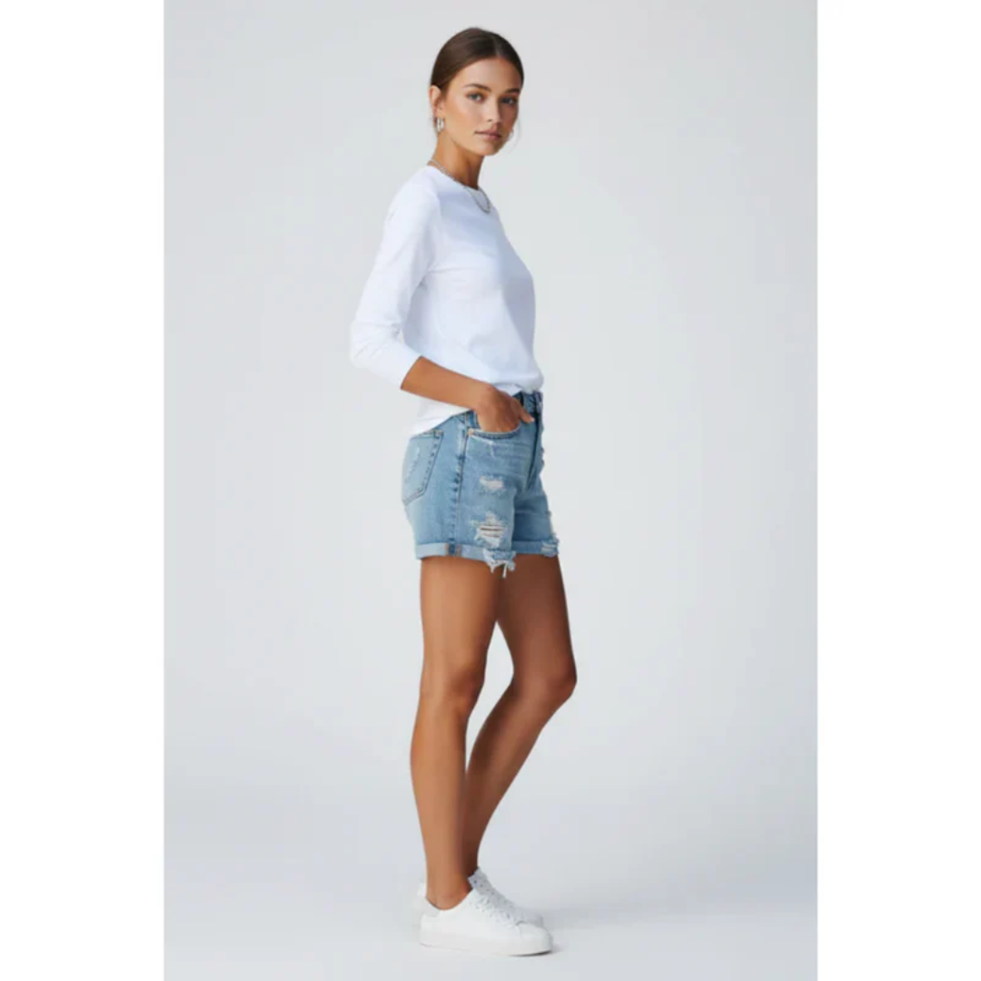Neli | Damen Shorts Fransen Saum Urlaub – Fransen Shorts Damen Boho 2026