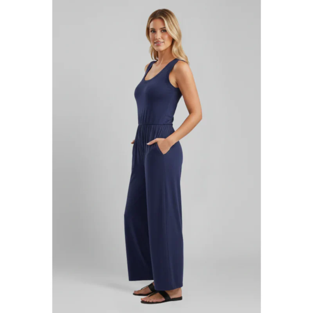 Beata | Damen Jumpsuit Elastischer Bund Alltag – Jumpsuit Komfort Alltag 2026