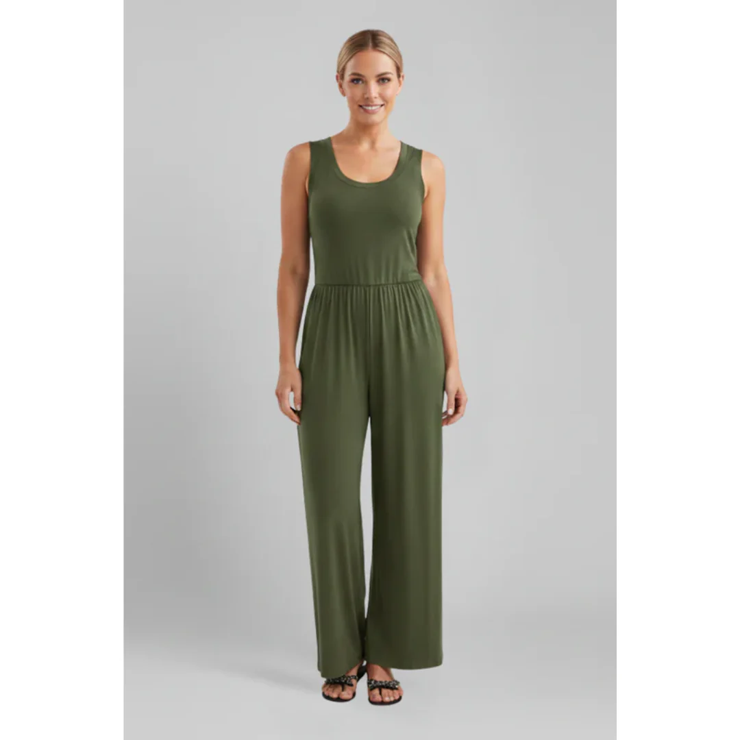 Beata | Damen Jumpsuit Elastischer Bund Alltag – Jumpsuit Komfort Alltag 2026