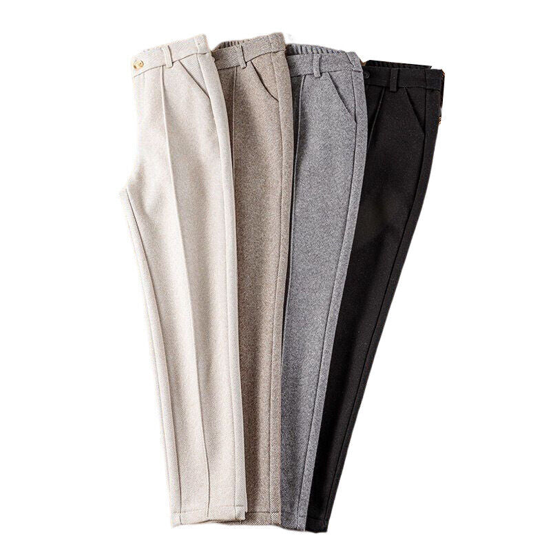 Damen Hochgeschnittene Eleganter Sommer Anzughose