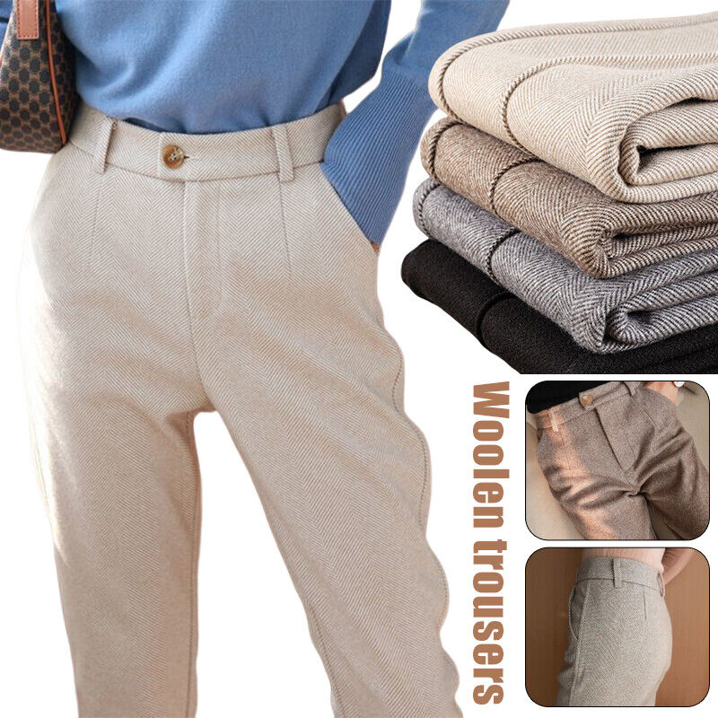 Damen Hochgeschnittene Eleganter Sommer Anzughose
