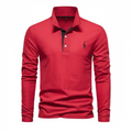 Noah | Herren Poloshirt Langarm Kontrast Alltag – Kontrast Polo Langarm 2026