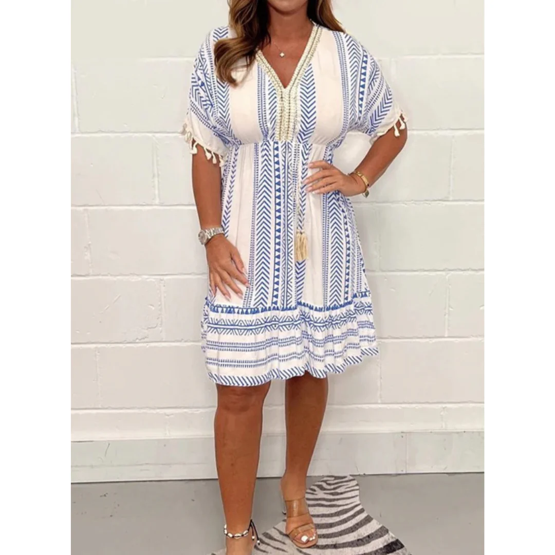 Noelia | Damen Lockeres Sommerkleid Mini