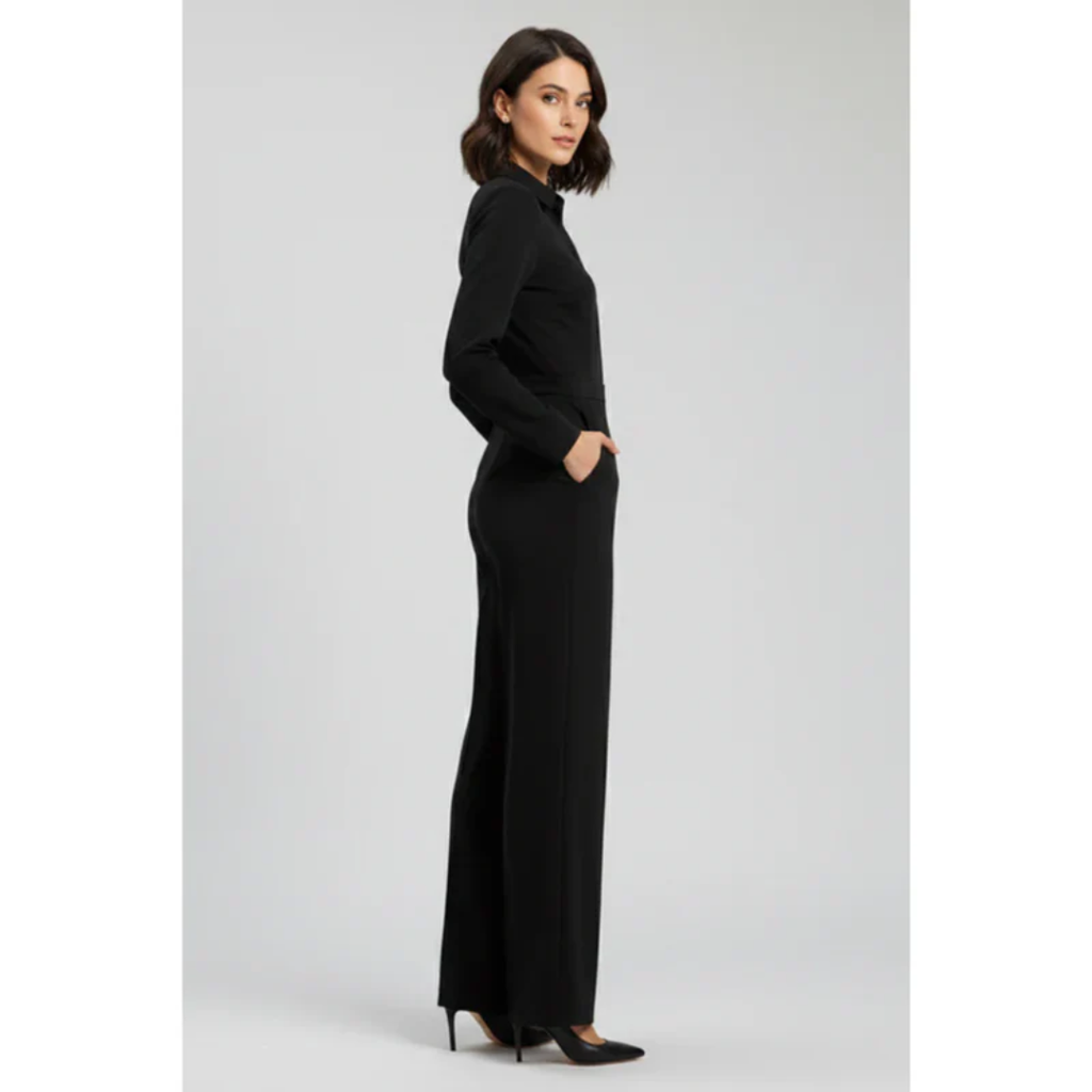 Uta | Damen Jumpsuit mit Kragen Abend Schlicht – Schlichter Abend Jumpsuit 2026