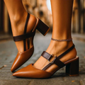 Nola | Damen Orthopädische Sandalen Mit Riemchen