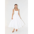 Oda | Damen Elegant A-Linien Midikleid