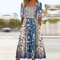 Oxana | Damen Leichtes Sommerkleid Midi