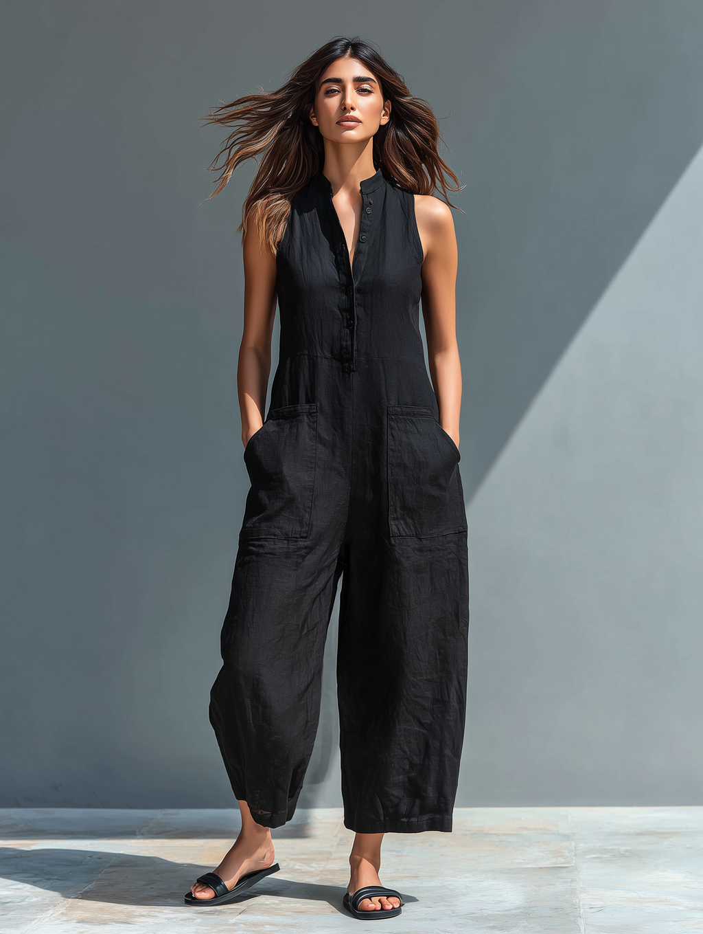 Persephone | Damen Ärmelloser Jumpsuit