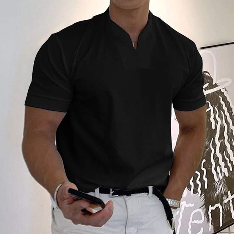 Rainer | Herren V-Ausschnitt Kurzarm T-Shirt