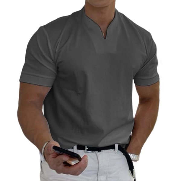 Rainer | Herren V-Ausschnitt Kurzarm T-Shirt