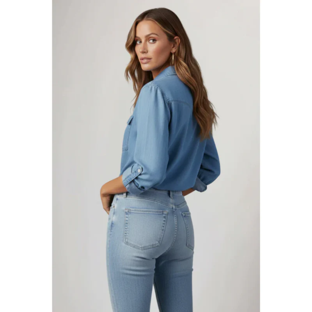 Ramona | Damen Bluse Langarm Elegant Freizeit Modern