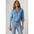 Ramona | Damen Bluse Langarm Elegant Freizeit Modern